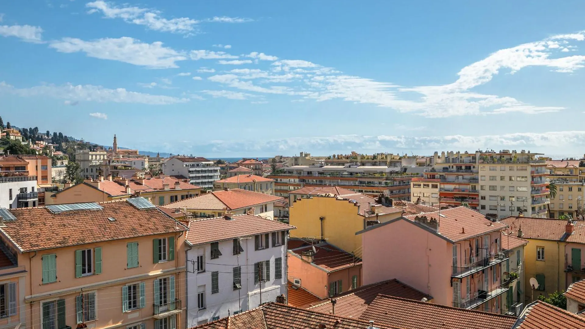 'L'Alicante Proche' Gare, Terrasse, Vue Mer Menton Frankreich